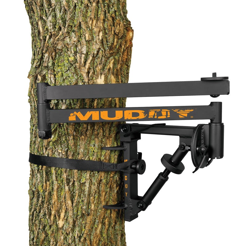 Muddy Outfitter Camera Arm with Steel Construction, 360-Degree Extension, Bubble Level, and Quick Release Lever Adjustments (Black) - Image 3